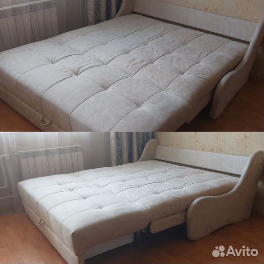 Диван кровать аккордеон с ящиком бу