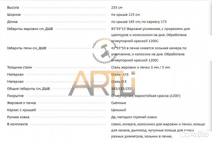 Мангал с крышей / в Наличии