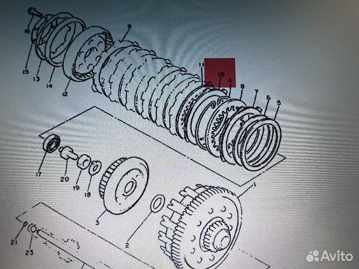 Диски сцепления Ямаха Yamaha vmax1200 XVZ1300 XV17