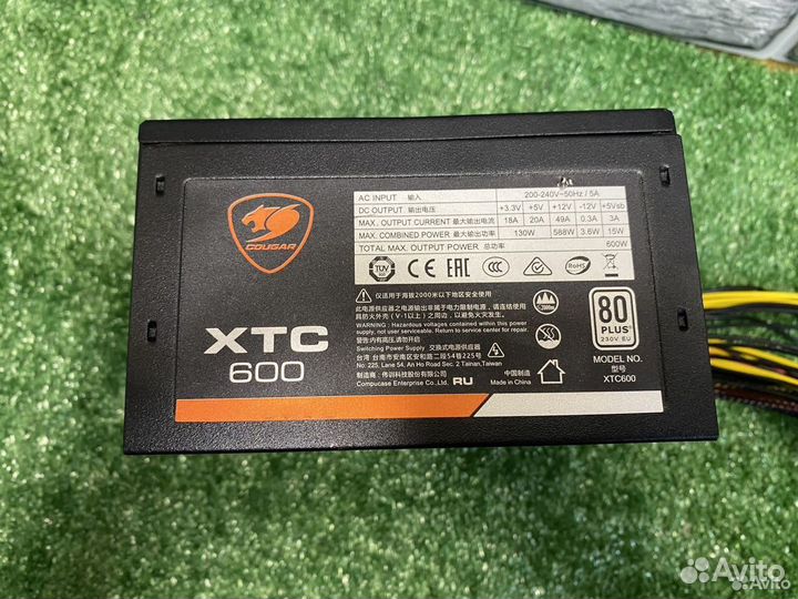 Блок питания cougar XTC600 80+