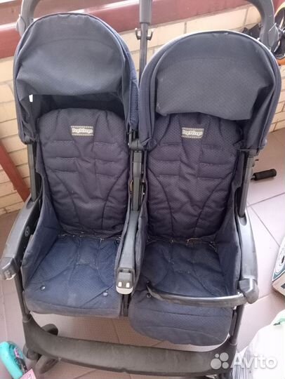 Коляска peg perego Aria shopperдля двоих