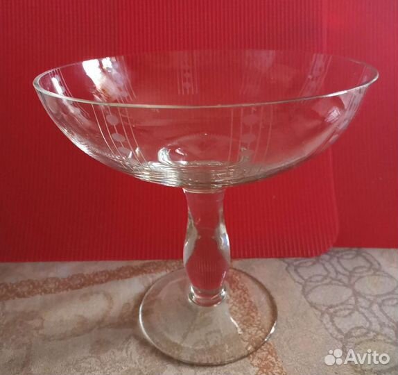 Ваза стекло, СССР 60е