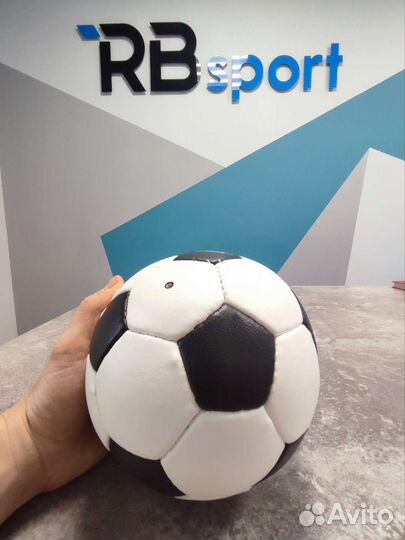 Мяч натуральная кожа. Размер 1 и 2