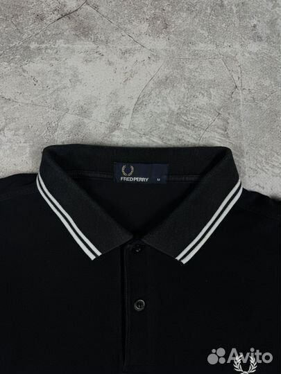 Fred Perry Base Polo Shirt Big Logo футболка поло