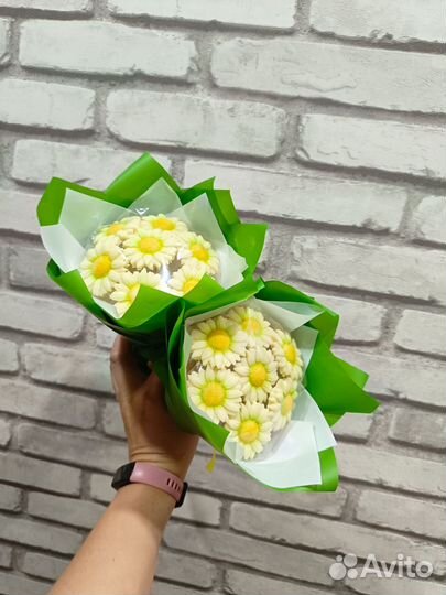 Букет шоколадных ромашек