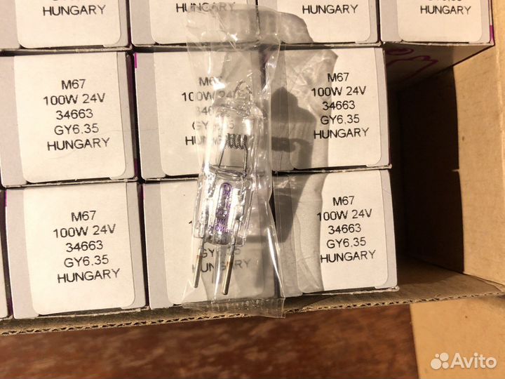 Лампа галогенная М67 24v 100w