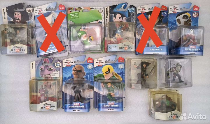 9 фигурок Disney infinity все разом