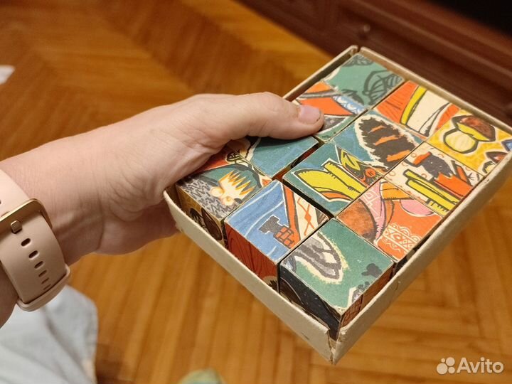 Детские кубики СССР
