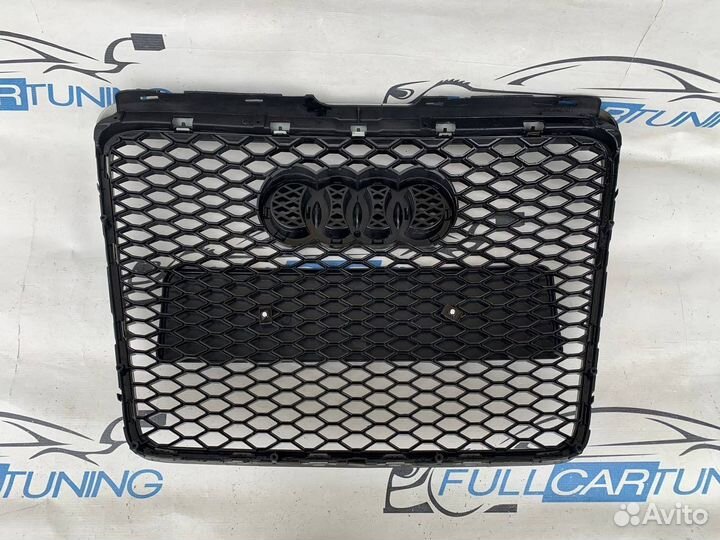 Решетка радиатора Audi A6 C6 RS6 черная