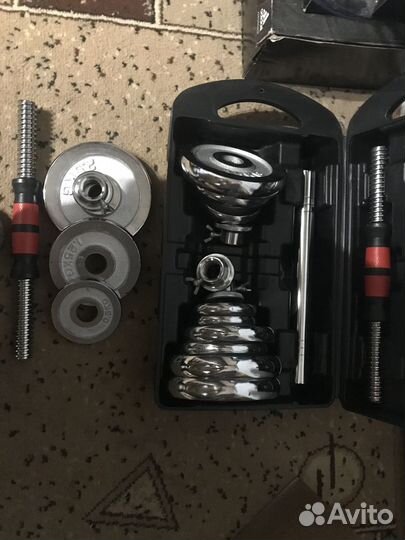 Гантели разборные 20 кг в кейсе