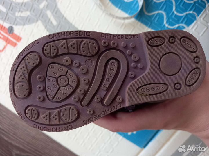 Ботинки зебра для девочки 20-22 демисезонный