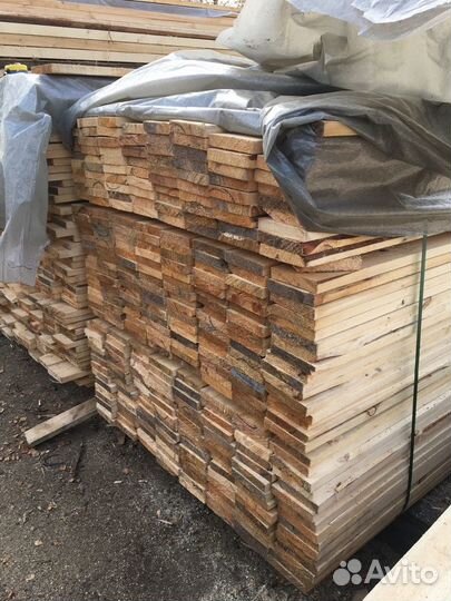 Доска хвоя сухая строганная категории ав