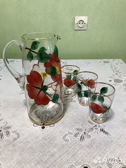 Стаканы и графин СССР