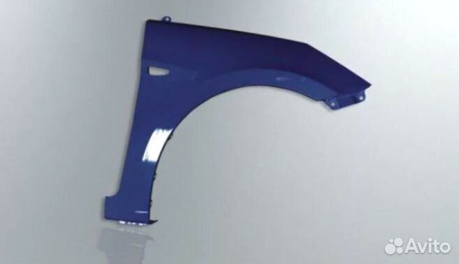Крыло правое Хендай Солярис 2 2017-20 синий N4U