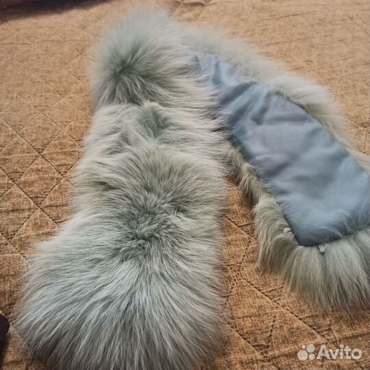 Меховой воротник песец