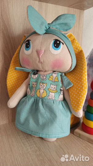 Зайка мягкая игрушка ручной работы