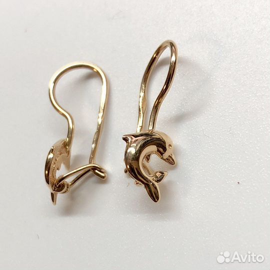 Золотые серьги 585 пробы