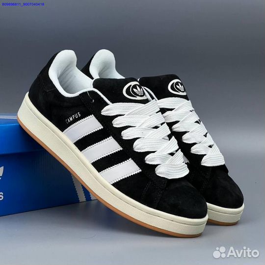 Кроссовки Adidas Campus Black (Арт.89043)