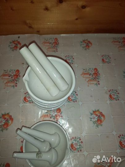 Ступки с тарелками