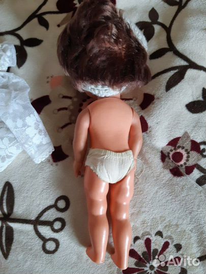 Немецкая кукла СССР раритет карие глаза