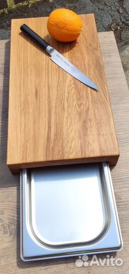 Разделочная доска с гастроемкостью