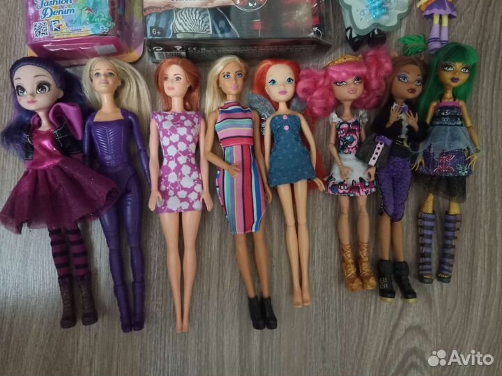 Куклы Monster high, Winx, MystiXX, Barbie