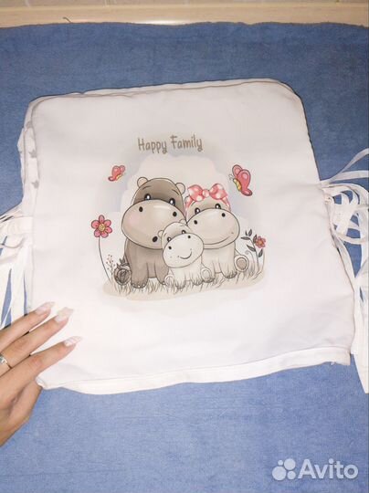 Круглый, овальный матрас, бортики, одеяло