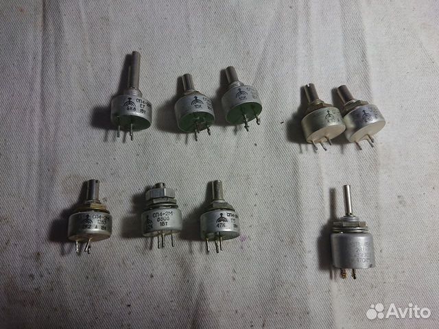 Переменные резисторы сп3-45А и сп4-2М