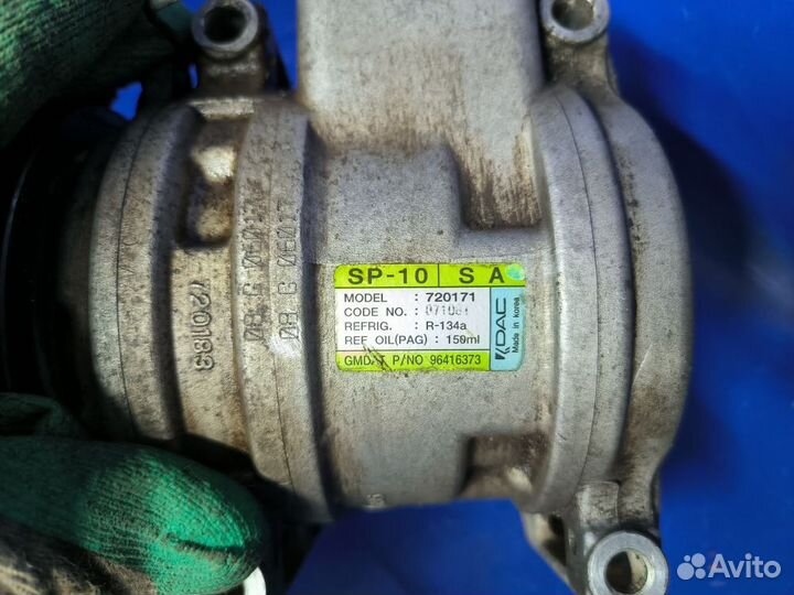 Компрессор кондиционера Chevrolet Aveo 255