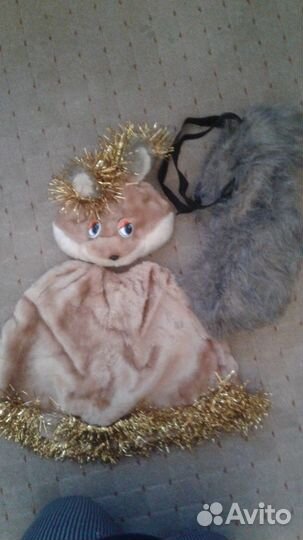 Новогодний костюм белки для девочки