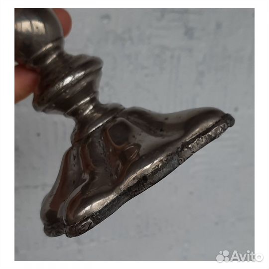 Старинный подсвечник. Fraget, Варшава, Серебрение