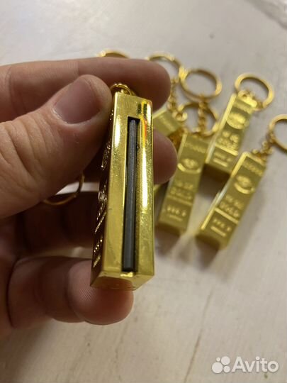 7 бесконечных спичек золотых слитков (новые)