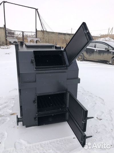 Твердотопливный котел длительного горения