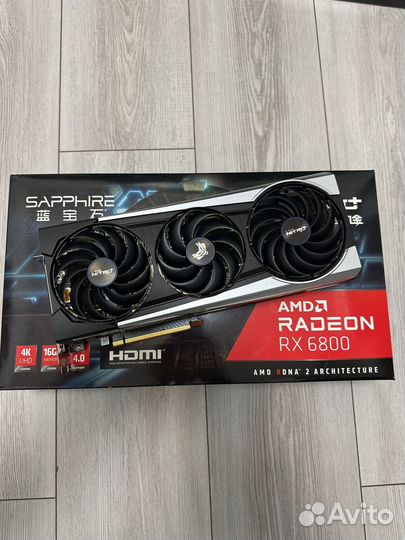 Sapphire RX 6800 Nitro+ 16гб