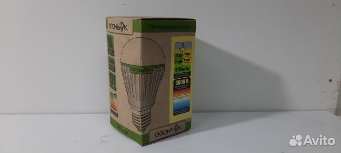 Лампа огоньок Е27-60/7 LED/3000 Е27602