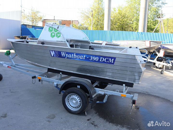 Моторная лодка Wyatboat 390DCM (увеличенный бор