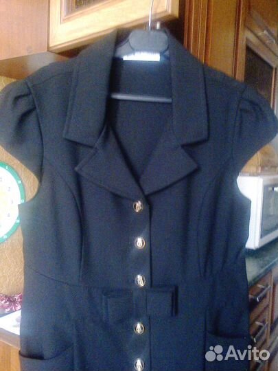 Школьный сарафан Duwali (черный) р. 134