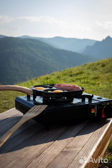 Сковородка для завтраков с крышкой