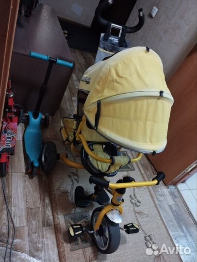 Велосипед с ручкой