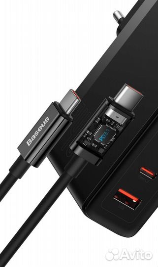 Baseus 140W GAN5 pro. Зарядное устройство