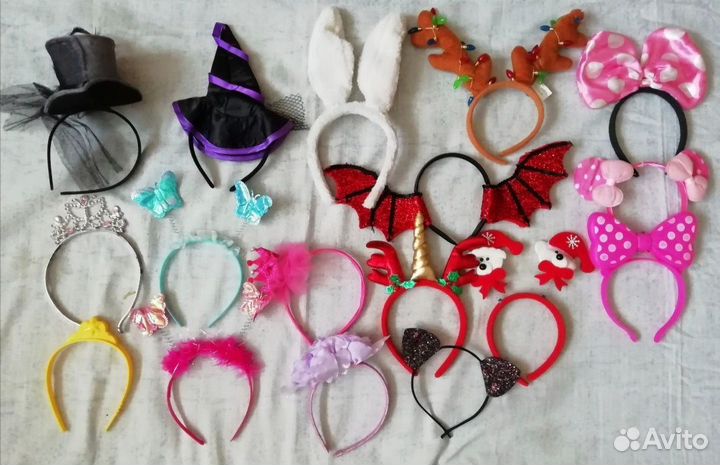 Маски ободки очки на праздник