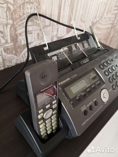 Факс с радиотелефоном Panasonic с плёнкой