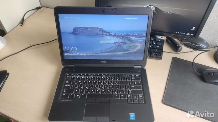 Игровой ноутбук Dell latitude e6440 ssd+hdd FHD8gb