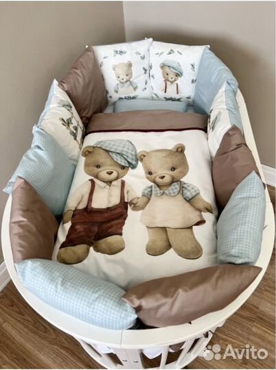 Бортики в кроватку новые