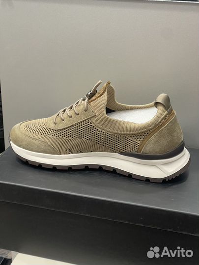 Кроссовки мужские boss натуральная замша