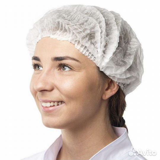 Шапочка Шарлотта белая 1000 шт
