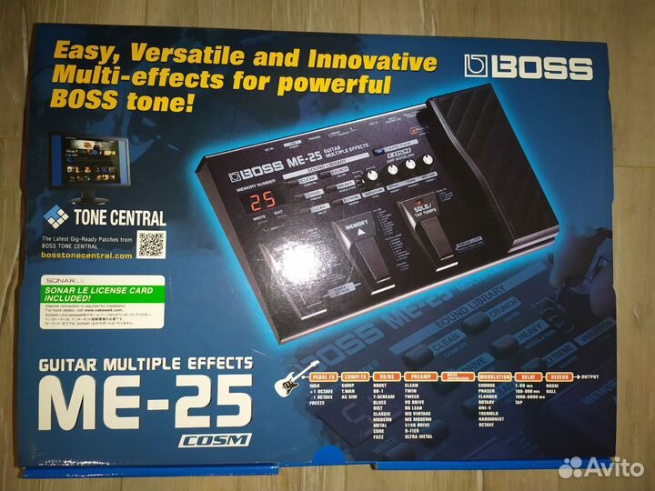 Гитарный процессор boss ME-25