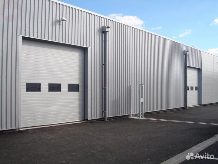 Ворота секционные: 2,6-2,2 цвет 9006