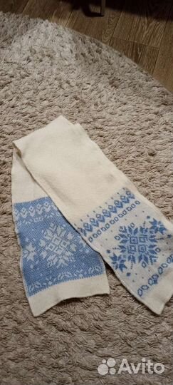 Зимний комплект шапка+ шарф