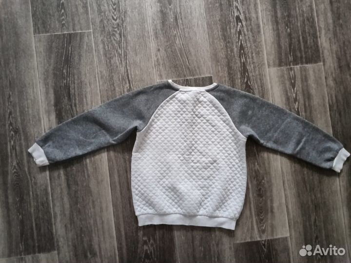 Свитшот с начесом на мальчика, на рост 134-140
